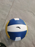 安踏（ANTA）排球中考学生专用硬排球小学初中生比赛5号标准体育考试训练 蓝白 实拍图