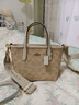 蔻驰（COACH）【品牌直供】女包CITY迷你斜挎托特包 沙黄色CW032 情人节礼物 实拍图