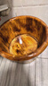 香柏木碳化足浴桶实木洗脚盆保温加厚木质泡脚桶家用养生按摩木盆 26cm 碳化圆边（无赠品） 实拍图