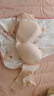 婧麒（JOYNCLEON）哺乳文胸孕妇内衣怀孕期哺乳薄款喂奶文胸产后前开扣无钢圈托聚拢 豆沙色3128【薄款透气聚拢】 90C 实拍图
