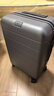 米家小米行李箱20英寸拉杆箱可登机箱PC旅行箱男女小型密码皮箱子灰色 实拍图