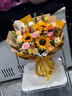 馨仪鲜花速递玫瑰向日葵康乃馨花束生日礼物全国同城配送 向日葵玫瑰混搭花束 实拍图