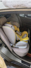 Heekin德国 儿童安全座椅汽车用0-4-12岁婴儿宝宝360度旋转ISOFIX硬接口 时尚黄(ISOFIX+360度旋转) 实拍图