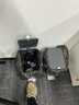 飞达三和垃圾桶家用卫生间高颜值客厅夹缝带盖脚踩厕所大号大容量垃圾篓 中号-岩灰色【脚踩双开盖】 实拍图