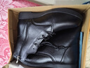 啄木鸟品牌【断码处理】新款靴子品牌断码处理短靴女真软皮秋冬新款马丁 黑色加绒【专柜撤仓】 39 245mm 实拍图