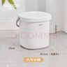 ecoco泡脚桶14L家用洗脚桶养生泡脚神器洗脚盆宿舍泡脚盆E24147标配 实拍图
