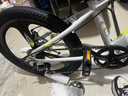 凤凰儿童山地自行车5-16岁女男孩减震变速22寸灰色 适合身高135-160cm 实拍图