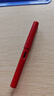 英雄（HERO）钢笔359 正姿 红色 F尖薄厚片工艺学生练字钢笔 （附加6支墨囊颜色随机）铱金钢笔签字笔 实拍图