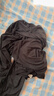 优衣库HEATTECH EXTRA WARM混纺圆领T恤/9分袖男装9%羊绒481441 481441/09黑色 2XL 实拍图