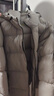 骆驼火山羽绒服男女冬季连帽抗静电鸭绒保暖情侣面包服 M34CR07674B 实拍图