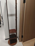 唯博思实木穿衣镜全身镜子落地镜一体家用卧室可旋转衣帽架多功能置物架 胡桃色【B58底盘款40cm】 实拍图