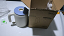 美的（Midea）电热水壶米色烧水壶便携式烧水杯差旅 0.6L智能断电304食品级不锈钢迷你便携小容量SH06X6-103 实拍图