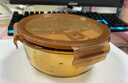 希乐扣Cilock耐热玻璃饭盒上班族带饭 微波炉可加热便当盒泡面碗保鲜盒 大圆 实拍图