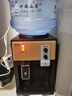 米立尔 饮水机小型家用桶装水台式迷你型冷热型制冷制热桌面宿舍学生饮水器新款 【温热】香槟金- 温热型 实拍图