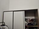 京桐【包安装】全实木衣柜卧室可推拉衣柜简约出租屋储物收纳衣柜 【长160*深50*高200】主柜 实拍图