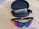 马孔多（macondo）破风款太阳镜 户外运动马拉松跑步眼镜 偏光镜片 极光紫 均码 实拍图