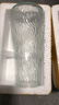 玻璃花瓶透明植物插花瓶水培容器大花瓶装饰客厅摆件 【热销】透明水波纹（17*5.5*8） 1个装 实拍图