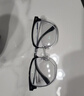 蔡司（ZEISS）镜片近视眼镜框男半框防蓝光辐射可配带散光度数眼睛女钛合金镜架 简约款 黑银 配colorein镜片1.56防蓝光 0-600度 实拍图