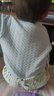 舒贝怡婴儿衣服儿童内衣套装秋冬宝宝睡衣纯棉夹棉保暖分体两件套蓝100 实拍图