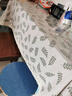 嘉枝鹿棉麻桌布日系布艺田园小清新长方形餐茶几台布客厅家用网红ins 绿叶（带花边） 90*150cm【书桌常用款】 实拍图