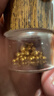 洲足金999金珠黄金小金珠金豆古法金珠DIY配件散珠隔珠路路通转运珠 3mm金珠  合单满 0.16g 包邮 单颗约0.02g 实拍图