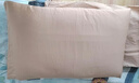 京东京造 60支长绒棉轻奢贡缎枕套 100%纯棉枕头套 48x74cm 一对装 樱花酪 实拍图