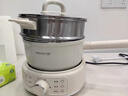 九阳（Joyoung）电煮锅电热锅小电锅宿舍电炒锅学生寝室2.5L泡面电火锅多功能锅【蒸笼款】HG25-G211S 实拍图