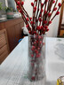 吕姆克花瓶玻璃花瓶摆件工艺品插花仿真干花富贵竹水养花瓶中号透明5043 实拍图
