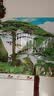 ZSTO山水风景画客厅装饰画年画办公室墙贴餐厅贴画纸画中式海报带瀑布 B465 迎客松风景 95厘米X145厘米无框画 备注型号 实拍图