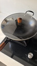 京严铁锅章丘炒锅正宗老式无涂层精铁不粘炒菜锅家用圆底煎锅燃气专用 【宗师级｜古法技艺】适合5-7人 带耳 34cm 【三次开锅发货｜不粘不锈｜好养锅】 实拍图