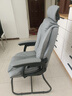 舒客艺家电脑椅办公椅子电竞椅家用人体工学椅老板椅主播靠背椅皮革弓形椅 升级弓形椅-灰色【乳胶坐垫】 实拍图