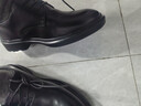 红蜻蜓真皮男鞋秋冬舒适商务休闲皮鞋高级正装德比鞋婚鞋WTA7376黑色38 实拍图