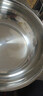 【不锈钢】和面盆厨房烘焙家用火锅盆洗菜打蛋汤锅盆醒面盆料理盆 32cm【热卖款】不锈钢 和面盆 实拍图
