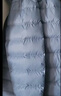 网易严选90鸭绒轻薄羽绒服保暖0压感排骨羽绒内胆防泼水蓄热抗菌外套 A款25新品90鲜绒立领-水墨黑 2XL 实拍图