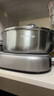 九阳（Joyoung）0涂层IH秒涮电火锅火锅专用锅电锅家用4-8人分体式可拆洗多功能电蒸锅不锈钢电煮锅6L火锅锅GN12 实拍图