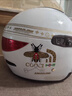 JHLONG URBANSTYLE HELMET头盔电动车四季通用镀银防雨镜片新国标3c认证电瓶车夏季安全帽 3c认证A类【哑黑小蜜蜂】镀银防雨镜 均码【头围54-62】 实拍图