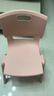 加厚儿童餐椅防滑小椅子家用宝宝婴儿桌椅凳子幼儿园儿童靠背椅子 8754粉色大号 实拍图