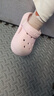 牧童儿童拖鞋夏男宝宝洞洞鞋软底女童卡通洗澡婴幼儿家居鞋萌兔粉170 实拍图