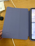 亿色适用iPad Air7/6/5/4保护套2024/25新M3保护壳11/10.9英寸苹果平板电脑可拆分旋转全包防摔三折紫 实拍图