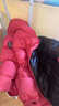 保姆鹅  【风墙】儿童羽绒服宝宝中长款护脸加厚外套保暖童装[NG2664] 石榴粉 130 实拍图