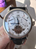 上海牌手表男自动机械表 星期日历夜光国表时尚多功能飞轮男表礼物924 经典版-【白盘】 数字刻度 双历飞轮 实拍图