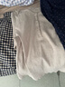优衣库女装罗纹亨利领T恤/长袖修身短款内搭打底479591 487908 487908/30浅米色 3XL 实拍图