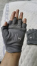 Keep 健身手套男女立体掌垫版 哑铃器械护腕力量训练耐磨防滑 碳灰L 实拍图