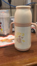 小土豆（potato）保温杯婴儿偏中心吸管奶瓶一岁以上316不锈钢吸管杯300ml 凯斯棕 实拍图