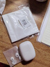 漫步者（EDIFIER）FitBuds Pro真无线主动降噪蓝牙耳机太空舱入耳式低延迟轻奢学生音乐游戏运动礼物适配于苹果华为 【皮革纹理设计】晨曦白+收纳袋 实拍图