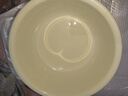 新款圆形家用洗脸盆加厚卫生间厨房洗衣洗菜洗脚宿舍泡脚盆 奶油黄 大号plus【直径37CM】 实拍图