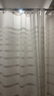 京东京造浴帘防霉系列卫生间加厚宽防水遮光洗澡淋浴室隔断窗帘160*180cm 实拍图
