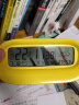 康巴丝 Compas 创意儿童电子闹钟 简约智能数字日历LCD多功能床头闹钟厨房桌面时钟学生计时器 SZ-806黄色 实拍图