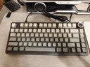 狼蛛（AULA）F75三模客制化机械键盘 无线2.4g蓝牙有线gasket全键热插拔 75配列81键电竞游戏办公键盘鼠标套装 海礁黑  收割者轴 实拍图