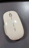 英菲克（INPHIC）M1二代无线蓝牙鼠标可充电办公轻音电量显示便携人体工学三模适用苹果惠普华为笔记本电脑ipad通用 【100%右手选这个+侧翼指托+光面】拿铁杏 实拍图